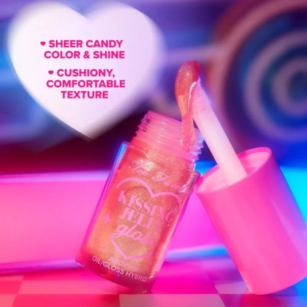Too Faced Kissing Jelly Gloss Lipgloss Bubblegum